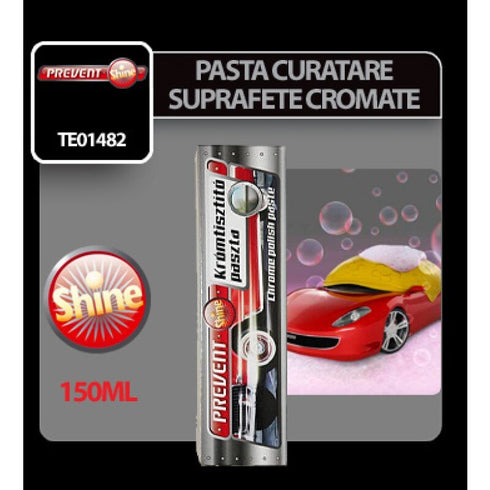 Pasta pentru curatare suprafete cromate Prevent 150ml